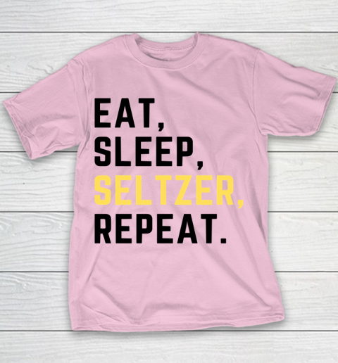 Bud Light Seltzer  Eat Sleep Seltzer Repeat Youth T-Shirt 5