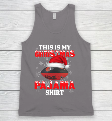 Cleveland Browns This Is My Christmas Pajama Shirt NFL Tank Top 6