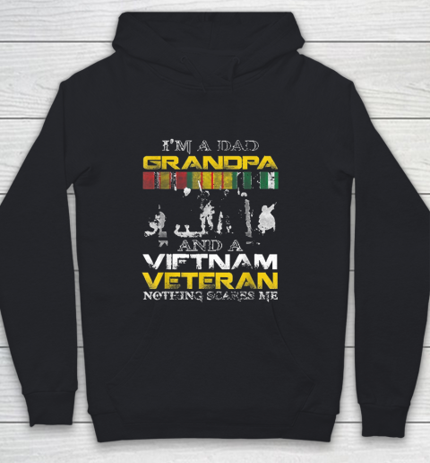 Grandpa Funny Gift Apparel  I'm A Dad Grandpa And Vietnam Veteran Us Youth Hoodie