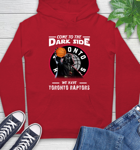 NBA Come To The Dark Side We Have Toronto Raptors Star Wars Darth Vader Basketball Hoodie 10