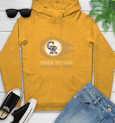 MLB Come To The Colorado Rockies Side Star Wars Baseball Sports Youth Hoodie 2