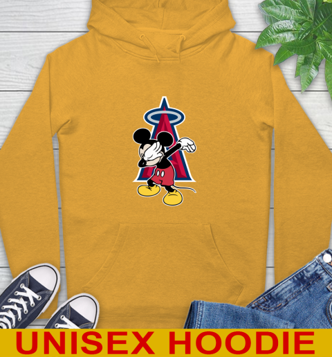Los Angeles Angels MLB Baseball Dabbing Mickey Disney Sports Hoodie 3