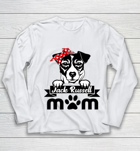 Dog Mom Shirt Jack Russell Terrier Mom Mother s Day Gift Dog Lover Youth Long Sleeve