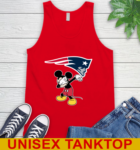 New England Patriots NFL Football Dabbing Mickey Disney Sports Tank Top 6