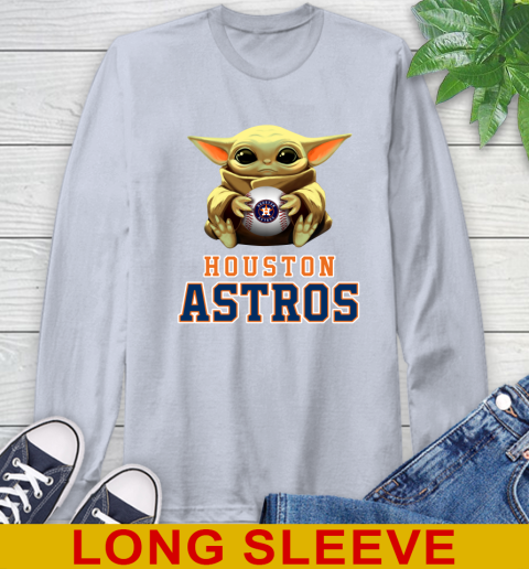 MLB Baseball Houston Astros Star Wars Baby Yoda Shirt 63