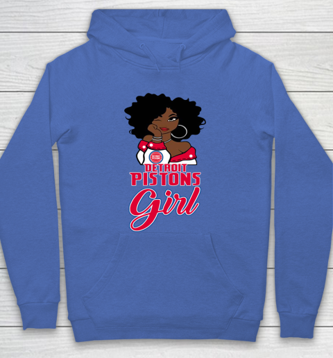 Detroit Pistons Girl NBA Hoodie 9