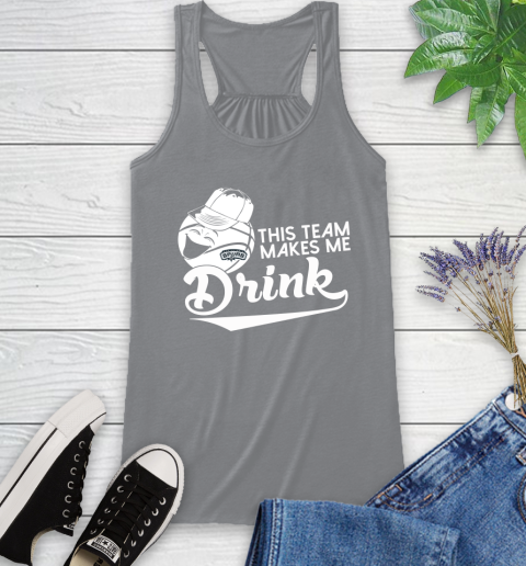 San Antonio Spurs NBA Basketball This Team Makes Me Drink Adoring Fan Racerback Tank 4