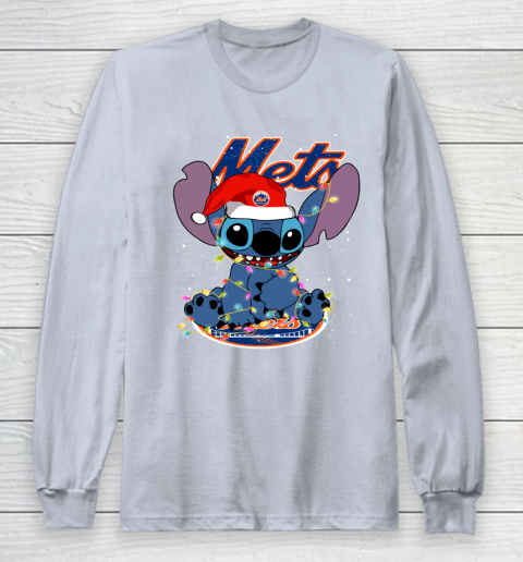 New York Mets MLB noel stitch Baseball Christmas Long Sleeve T-Shirt 4