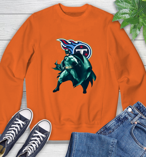 NFL Batman Football Sports Tennessee Titans Sweatshirt 4