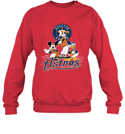 MLB Houston Astros Mickey Mouse Donald Duck Goofy Baseball T Shirt  Sweatshirt