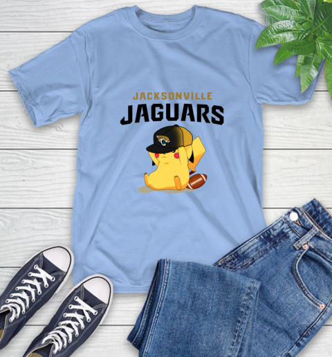 NFL Pikachu Football Sports Jacksonville Jaguars T-Shirt 11