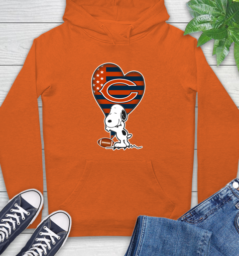 Chicago Bears NFL Football The Peanuts Movie Adorable Snoopy Hoodie 5