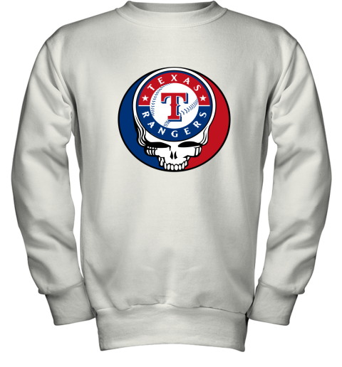 Texas Rangers The Grateful Dead Baseball MLB Mashup Youth Sweatshirt