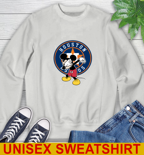 Houston Astros MLB Baseball Dabbing Mickey Disney Sports Sweatshirt 5