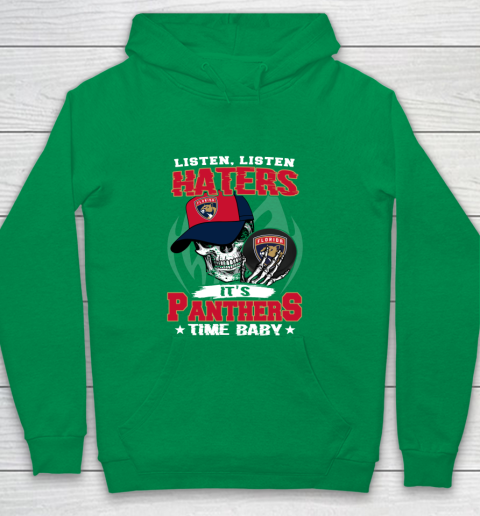 Listen Haters It is PANTHERS Time Baby NHL Youth Hoodie 4
