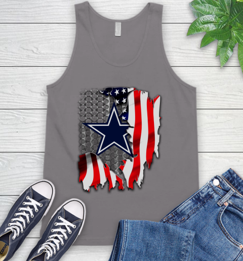 Dallas Cowboys NFL Football American Flag Tank Top 6