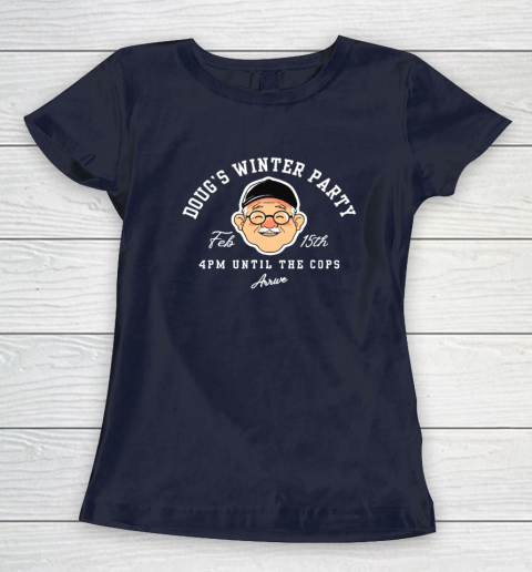 Dougs Winter Party February, Invite Winter Party Celebrate Women's T-Shirt 2