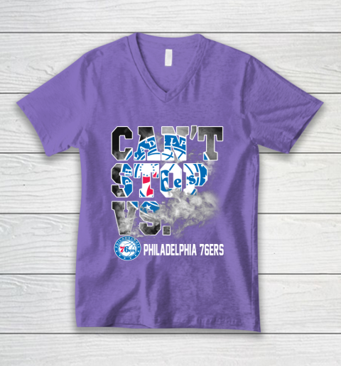 NBA Philadelphia 76ers Basketball Can't Stop Vs V-Neck T-Shirt 8
