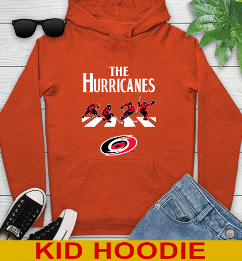 NHL Hockey Carolina Hurricanes The Beatles Rock Band Shirt Youth Hoodie 4