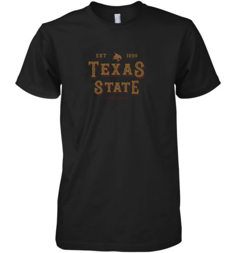 Texas State Bobcats Women_s College NCAA Premium Men's T-Shirt