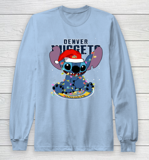 Denver Nuggets NBA noel stitch Basketball Christmas Long Sleeve T-Shirt 5