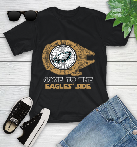 NFL Come To The Philadelphia Eagles Wars Football Sports Youth T-Shirt