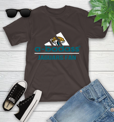 Jacksonville Jaguars NFL Football A Badass Adidas Adoring Fan Sports Youth T-Shirt 7