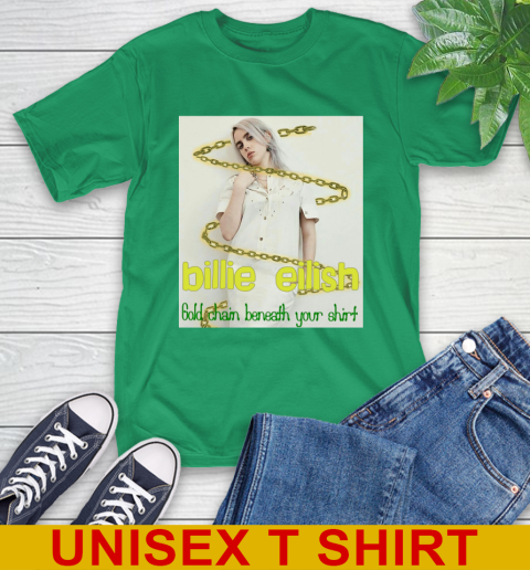 Billie Eilish Gold Chain Beneath Your Shirt 156