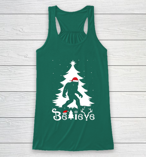 Bigfoot Christmas Gifts For Men Boys Girls Funny Christmas Racerback Tank 5