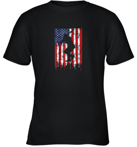 Vintage Patriotic American Flag Baseball Shirt USA Youth T-Shirt