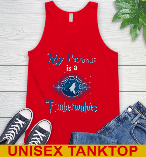 NBA Basketball Harry Potter My Patronus Is A Minnesota Timberwolves Tank Top 5