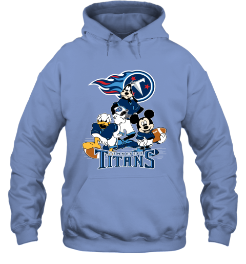 NFL Tennessee Titans Mickey Mouse Donald Duck Goofy Football T Shirt 0UK3NslOnNK hoodie 23 95 151514 front carolina blue