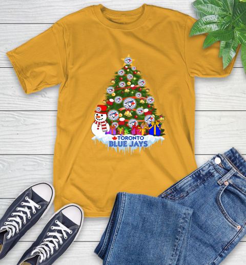 Toronto Blue Jays Merry Christmas MLB Baseball Sports T-Shirt 3