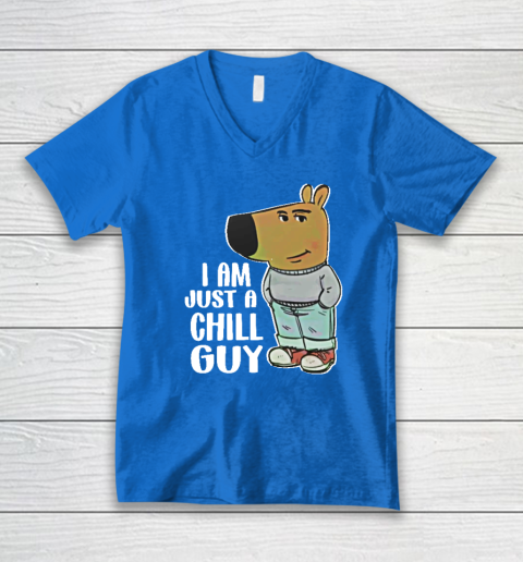I Am Just A Chill Guy V-Neck T-Shirt 4