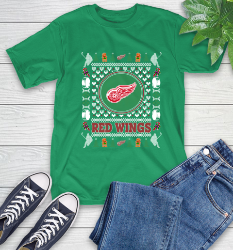 Detroit Red Wings Merry Christmas NHL Hockey Loyal Fan Ugly Shirt 7