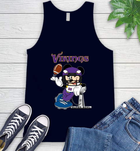 NFL Minnesota Vikings Mickey Mouse Disney Super Bowl Football T Shirt Tank Top 3