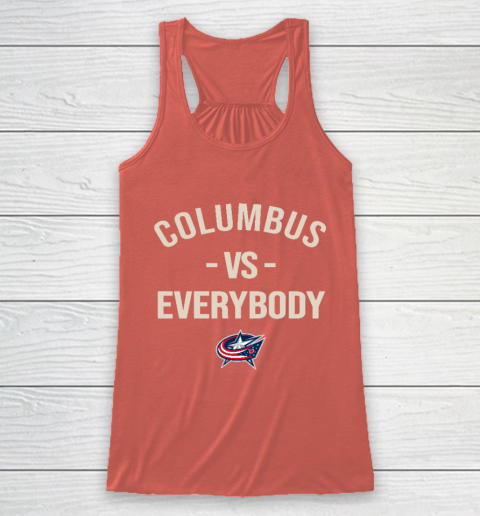 Columbus Blue Jackets Vs Everybody Racerback Tank 3