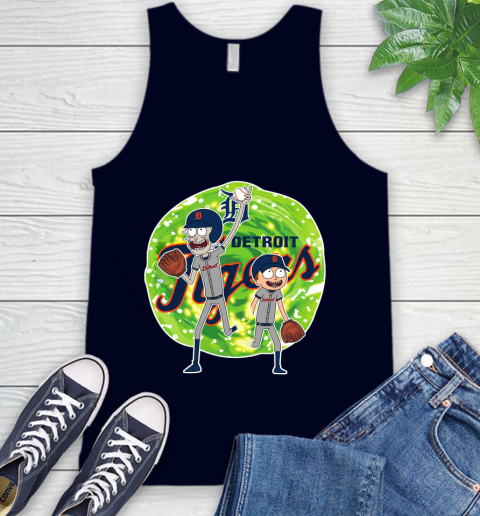 MLB Detroit Tigers Rick And Morty Baseball Sports Tank Top 3