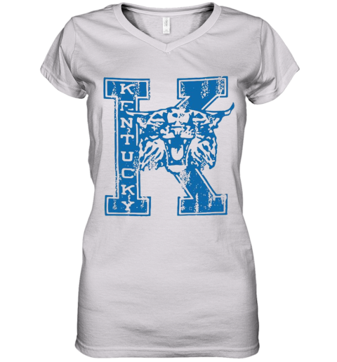 Kentucky The 60's Vintage K Wildcat shirt Women's V-Neck T-Shirt