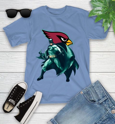 NFL Batman Football Sports Arizona Cardinals Youth T-Shirt 11