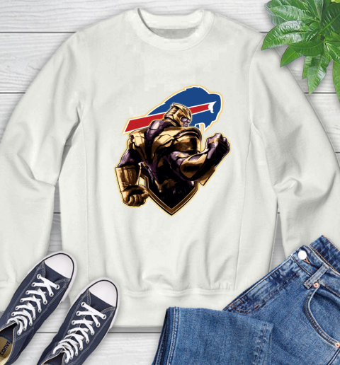 NFL Thanos Avengers Endgame Football Sports Buffalo Bills Sweatshirt