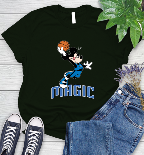NBA Basketball Orlando Magic Cheerful Mickey Mouse Shirt Women's T-Shirt 6