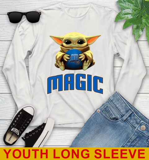 NBA Basketball Orlando Magic Star Wars Baby Yoda Shirt 133