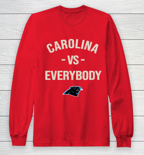 Carolina Panthers Vs Everybody Long Sleeve T-Shirt 7
