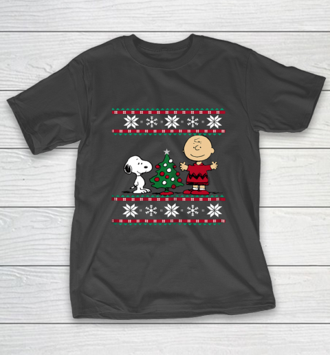 Peanuts Snoopy and Charlie Christmas T-Shirt