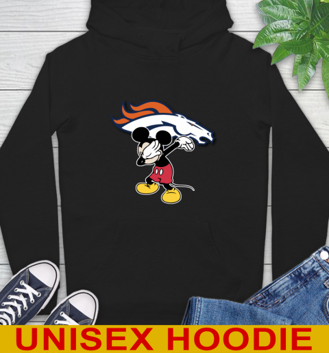 Denver Broncos NFL Football Dabbing Mickey Disney Sports Hoodie 2