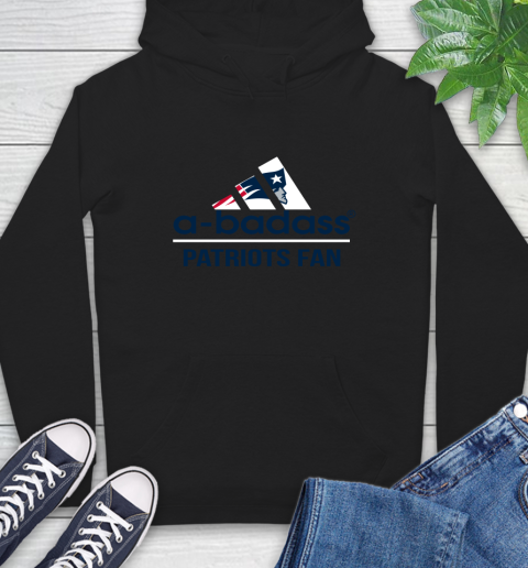 NFL A Badass New England Patriots Fan Adidas Football Sports Hoodie