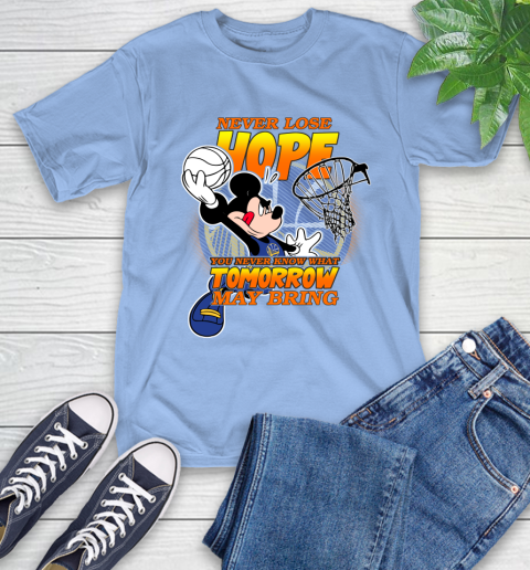 Golden State Warriors NBA Basketball Mickey Disney Never Lose Hope T-Shirt 12