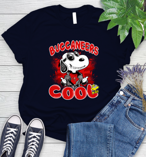NFL Football Tampa Bay Buccaneers Cool Snoopy Shirt Women's T-Shirt 2