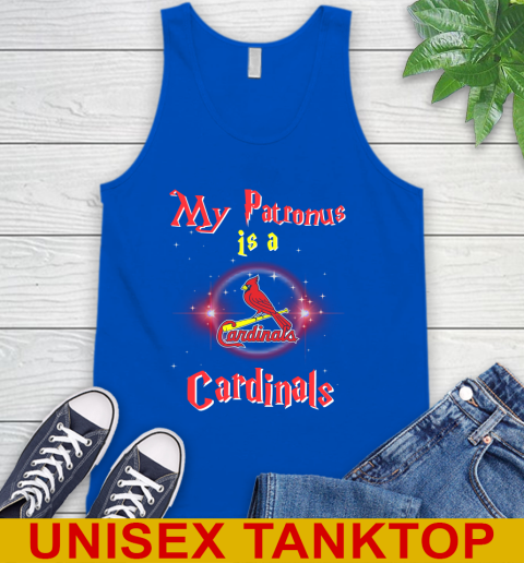 MLB Baseball Harry Potter My Patronus Is A St.Louis Cardinals Tank Top 4